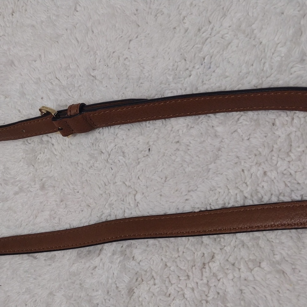 Michael Kors Brown 5 Eyelets Adjustable 38 1/2"- 43 1/4" Long x 5/8" Wide #99-31 - Picture 15 of 16